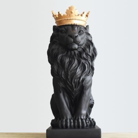 Home Decor Minimalist Style - High-End Lion Sculpture Home Protection Modern