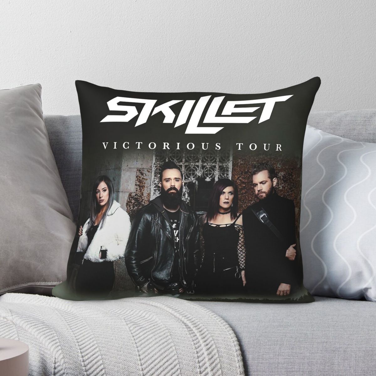 Victory Home Decor - Skillet Band Victorious Tour Pillowcase Polyester