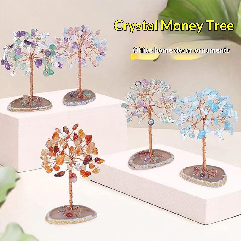 Home Decor Yoga - Super Mini Crystal Money Tree Copper