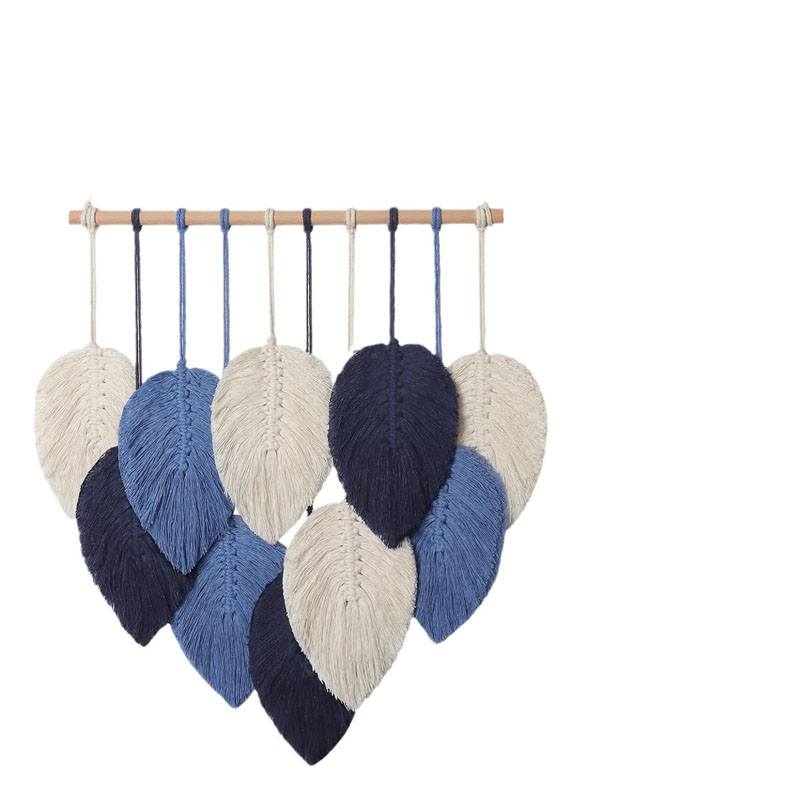 Bohemian Macramé Leaf Wall Han - đánh giá và giá Macrame Wall Hanging