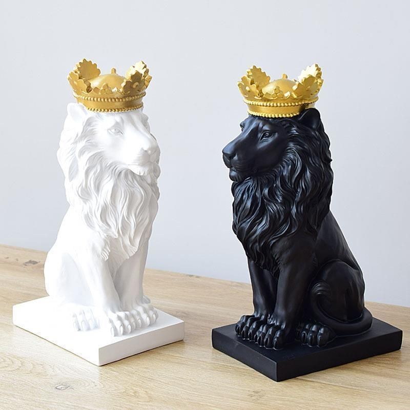 High-End Lion Sculpture Home P - đánh giá và giá Home Decor Minimalist Style