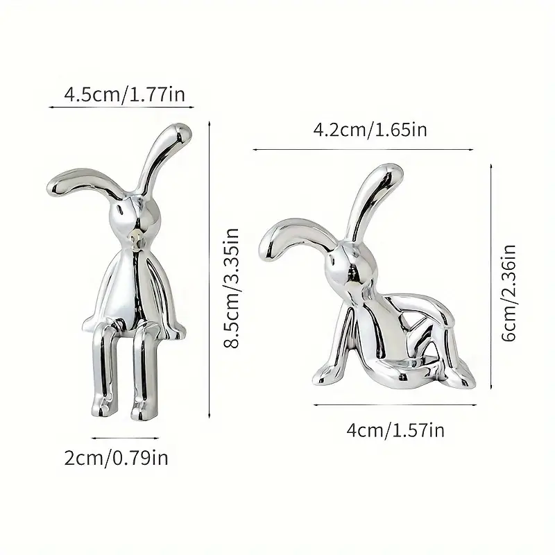 2-Pack Nordic Style Silver Rab - đánh giá và giá Home Decor Minimalist Style