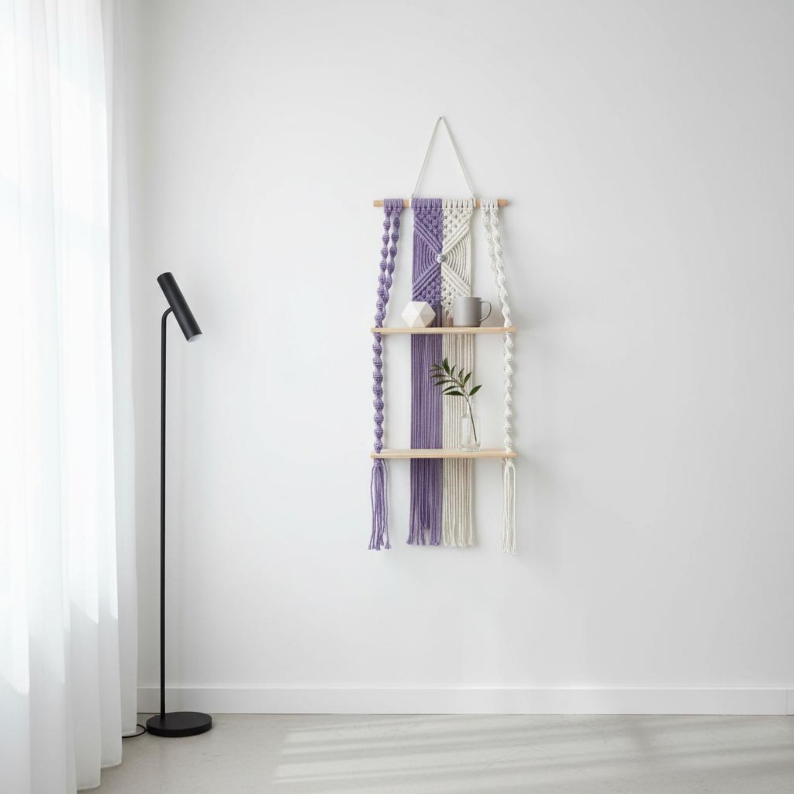 Boho Wall Hanging Shelf Easy t - đánh giá và giá Macrame Wall Hanging