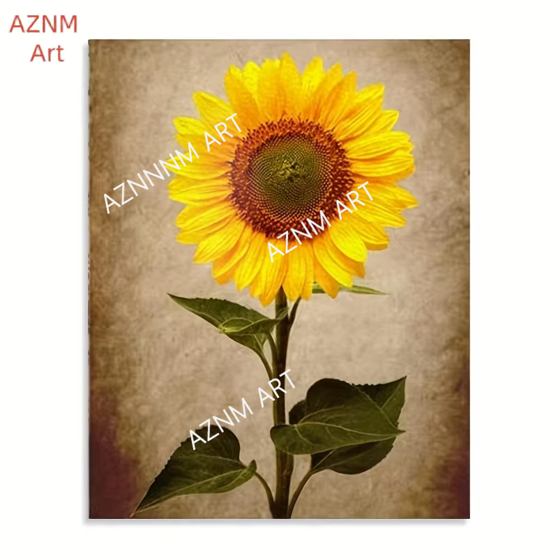 1/3PCS Deco Sunflower Canvas W - đánh giá và giá Home Decor Minimalist Style
