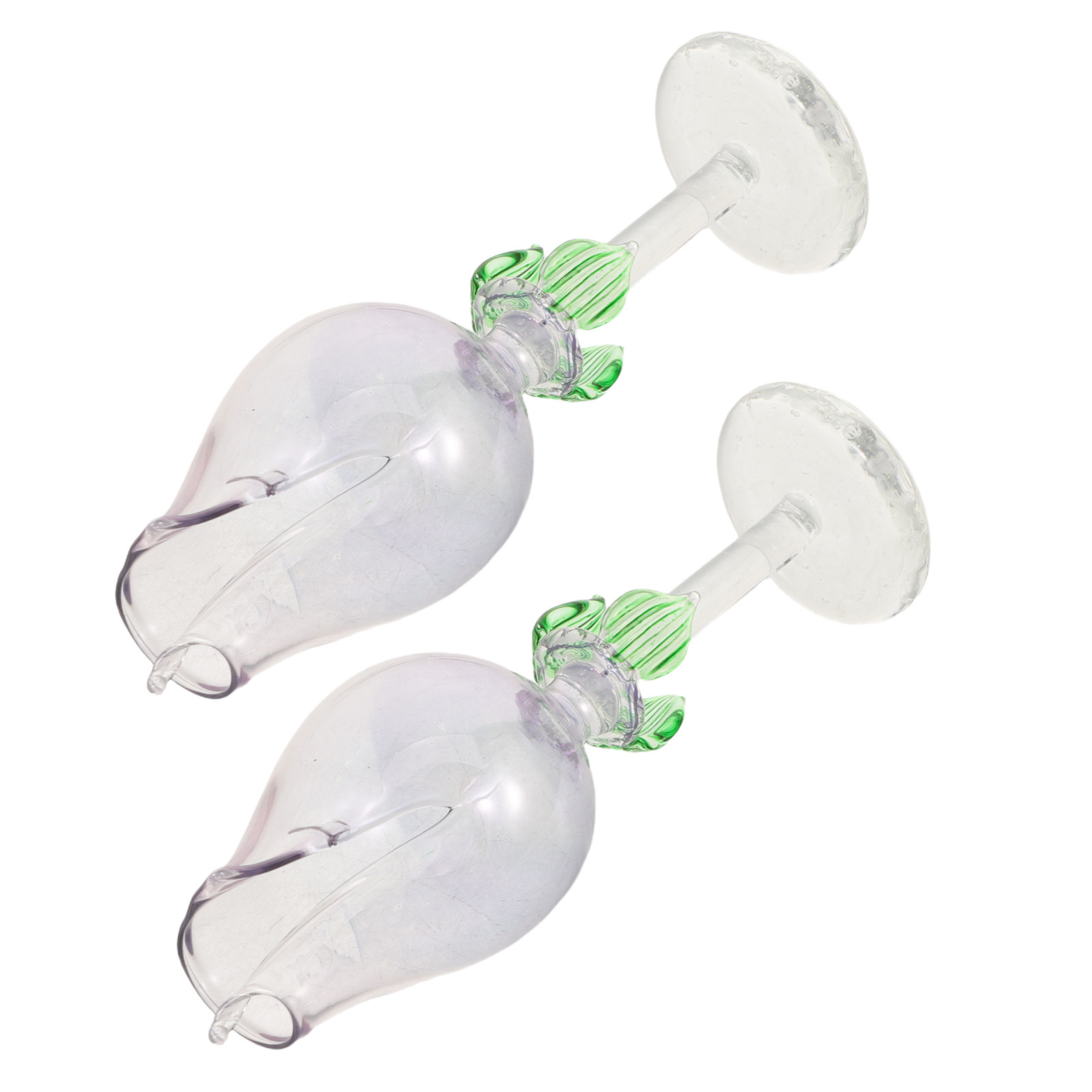2Pcs Flower Shaped Glass Essen - đánh giá và giá Home Decor Glass