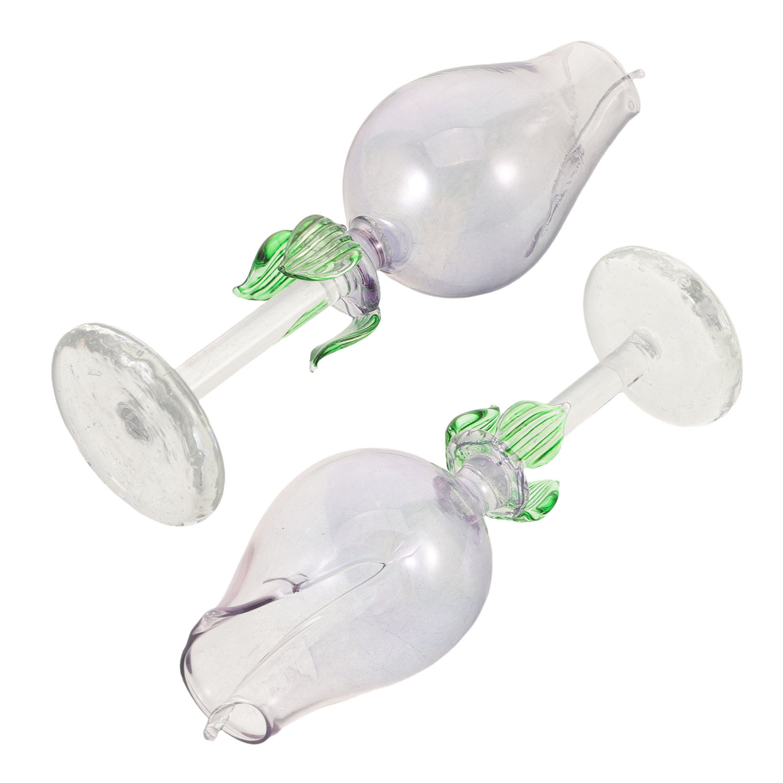 2Pcs Flower Shaped Glass Essen - đánh giá và giá Home Decor Glass