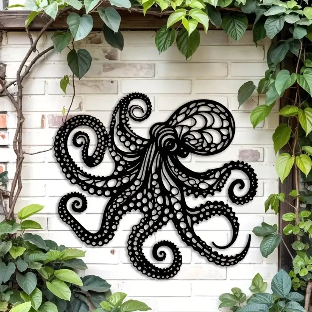 Large Metal Octopus Wall Art S - đánh giá và giá Victory Home Decor