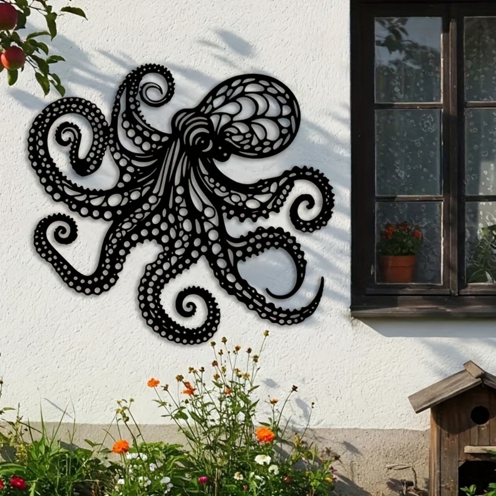 Large Metal Octopus Wall Art S - đánh giá và giá Victory Home Decor