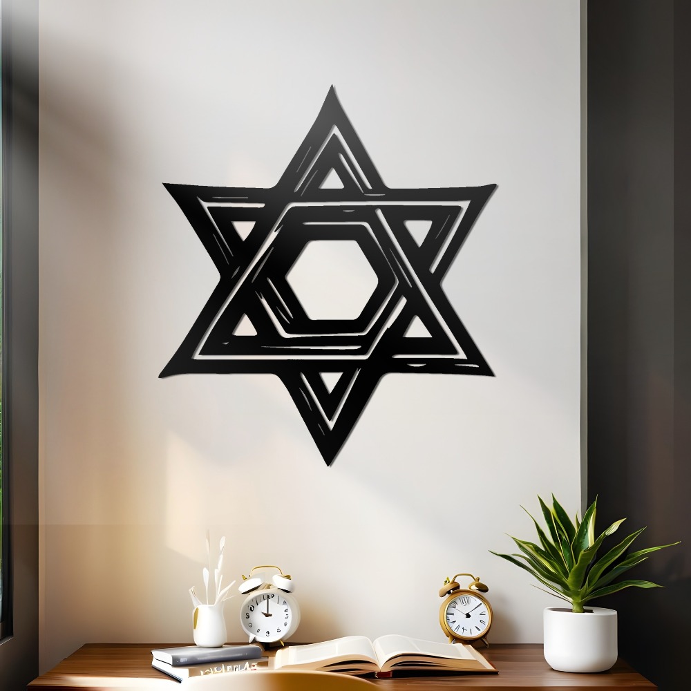 CIFBUY Iron Wall Art Star of D - đánh giá và giá Home Decor You