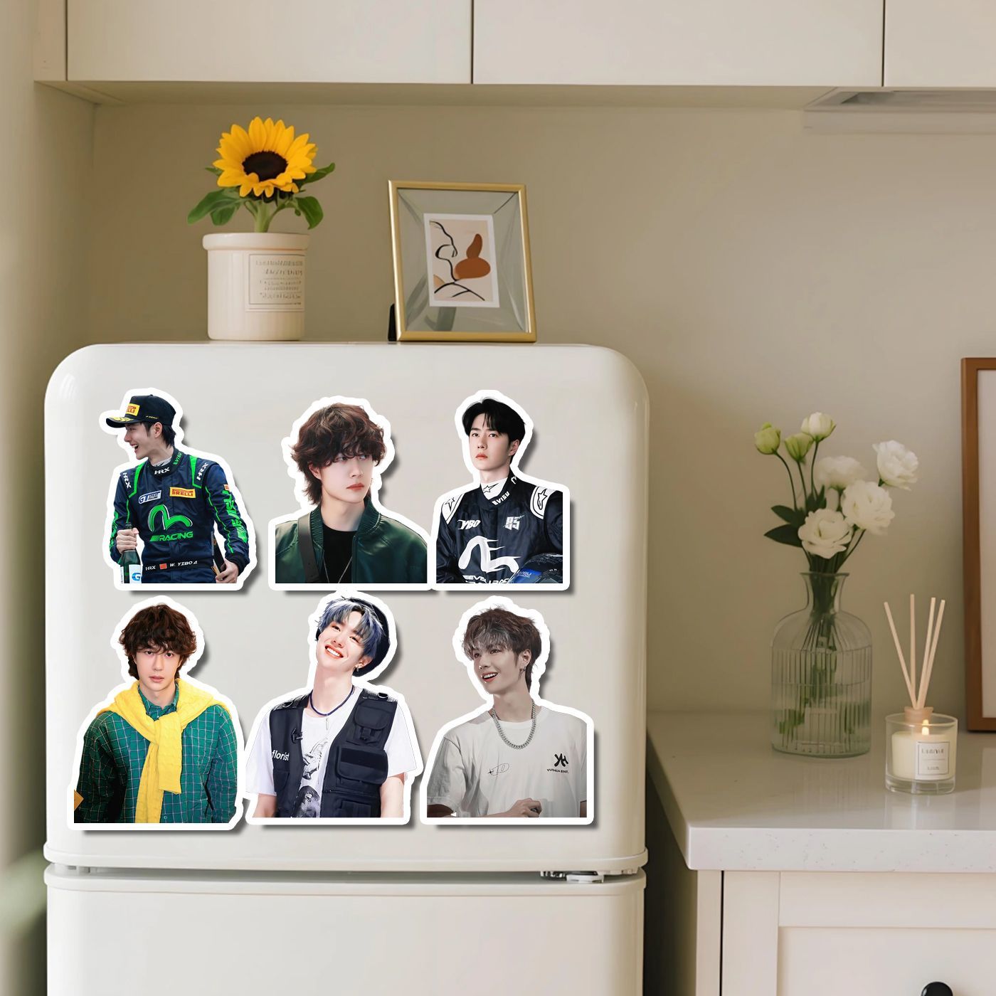 Wang Yibo refrigerator sticker - đánh giá và giá Home Decor Accessories