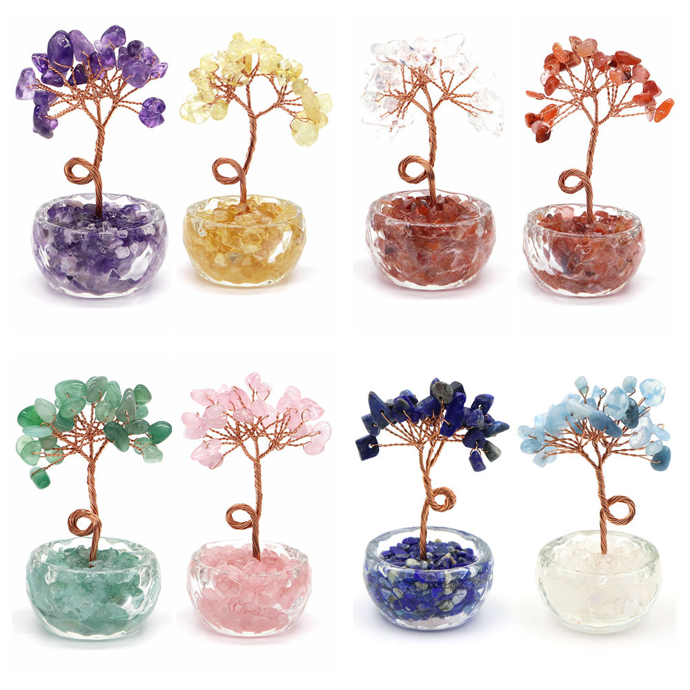 Natural Gemstone Crystal Lucky - đánh giá và giá Home Decor Glass