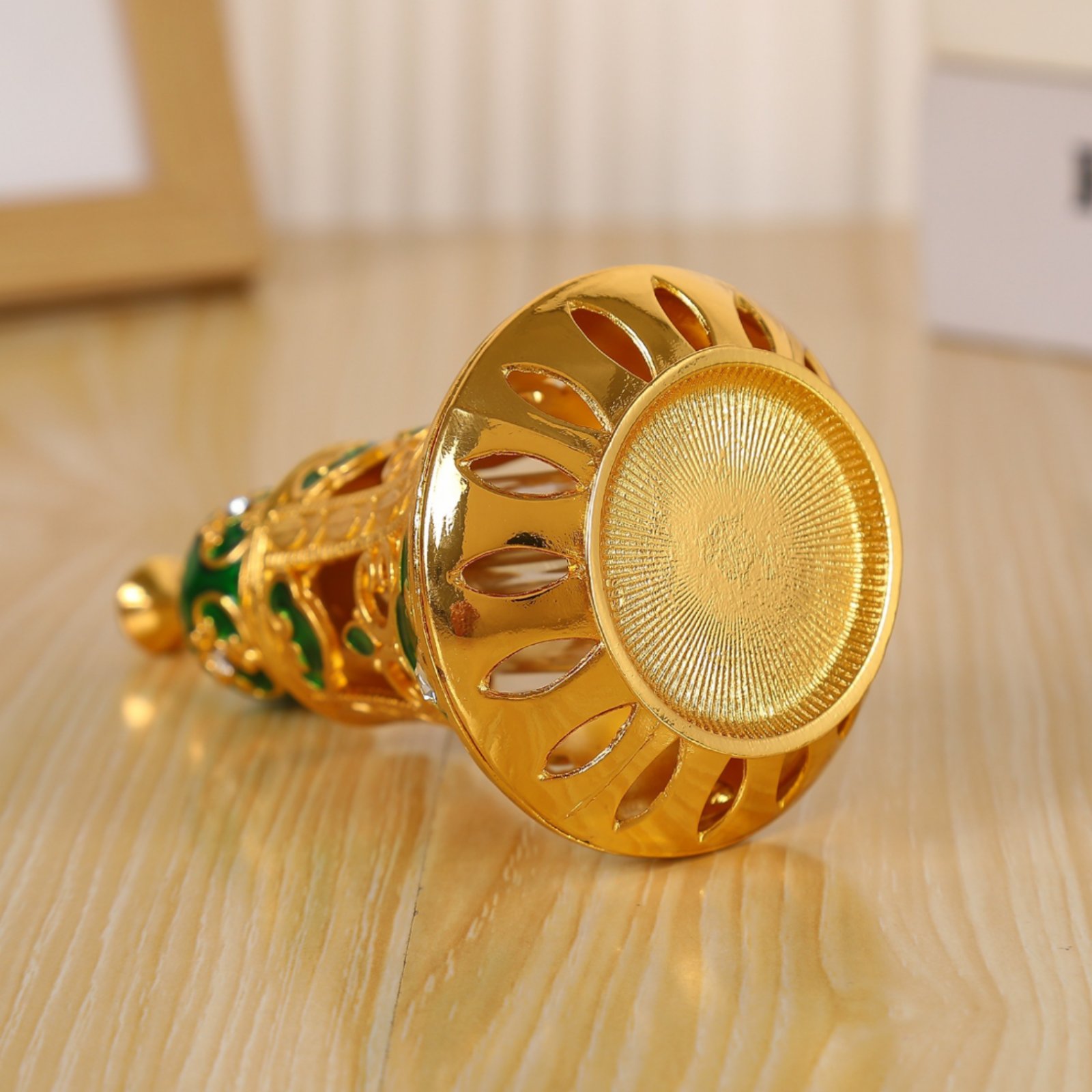 Ornate Perfume Bottle Faceted  - đánh giá và giá Home Decor Glass