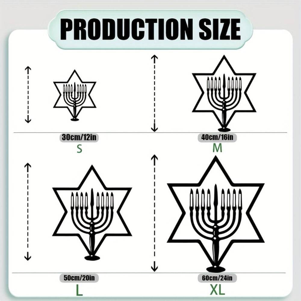 CIFBUY Metal Wall Art Menorah  - đánh giá và giá Home Decor You