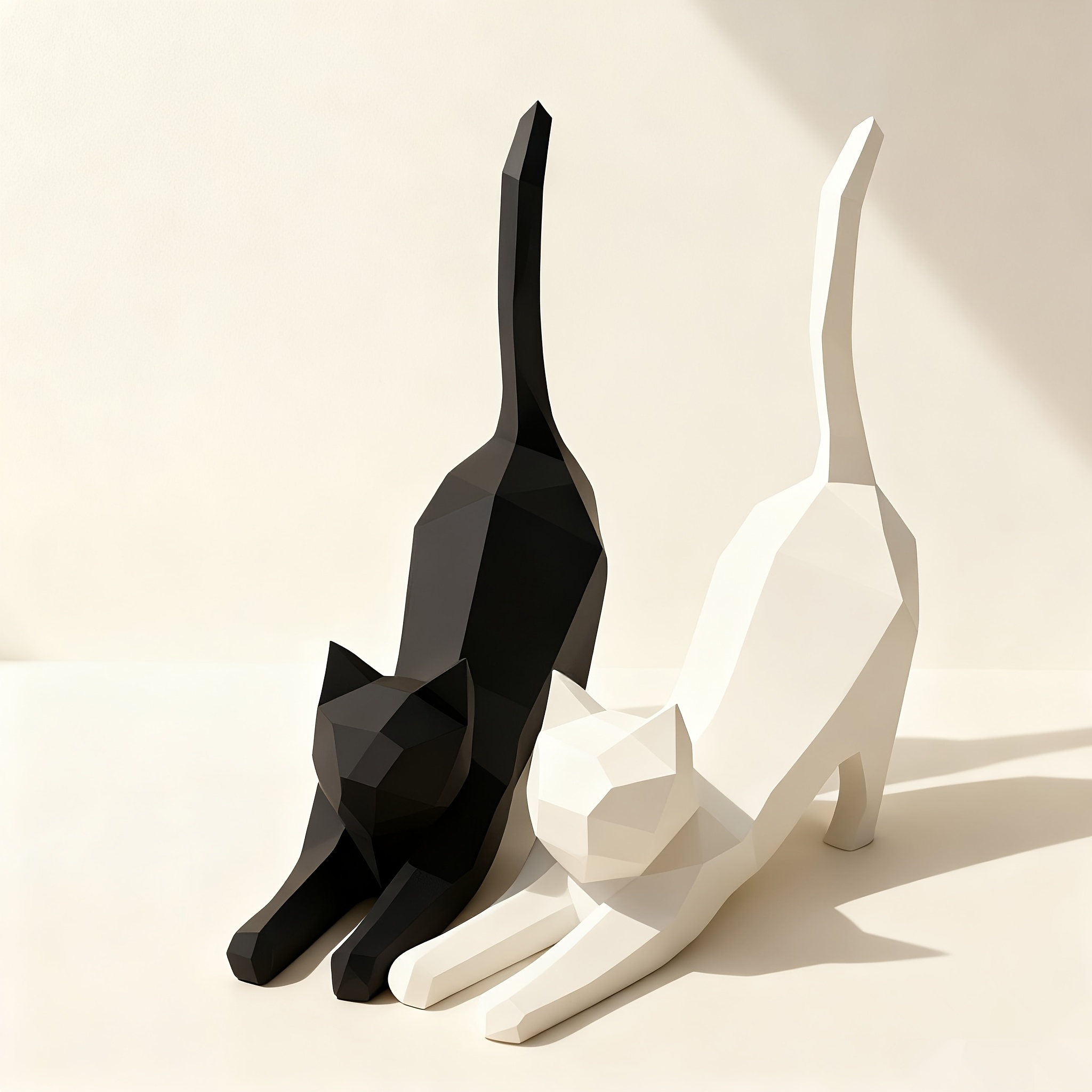 3D Printed Cat Model Ornament, - đánh giá và giá Home Decor Minimalist Style