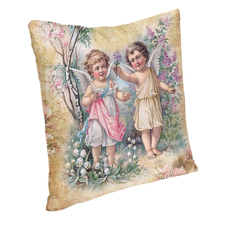 Victorian Angel Square Pillow  - đánh giá và giá Victory Home Decor