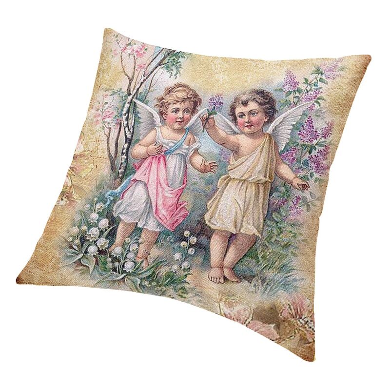 Victorian Angel Square Pillow  - đánh giá và giá Victory Home Decor