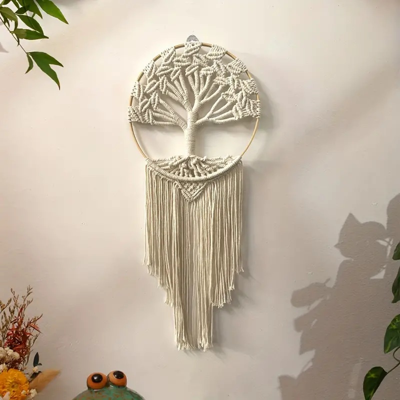 Tree of Life Macrame Wall Hang - đánh giá và giá Macrame Wall Hanging