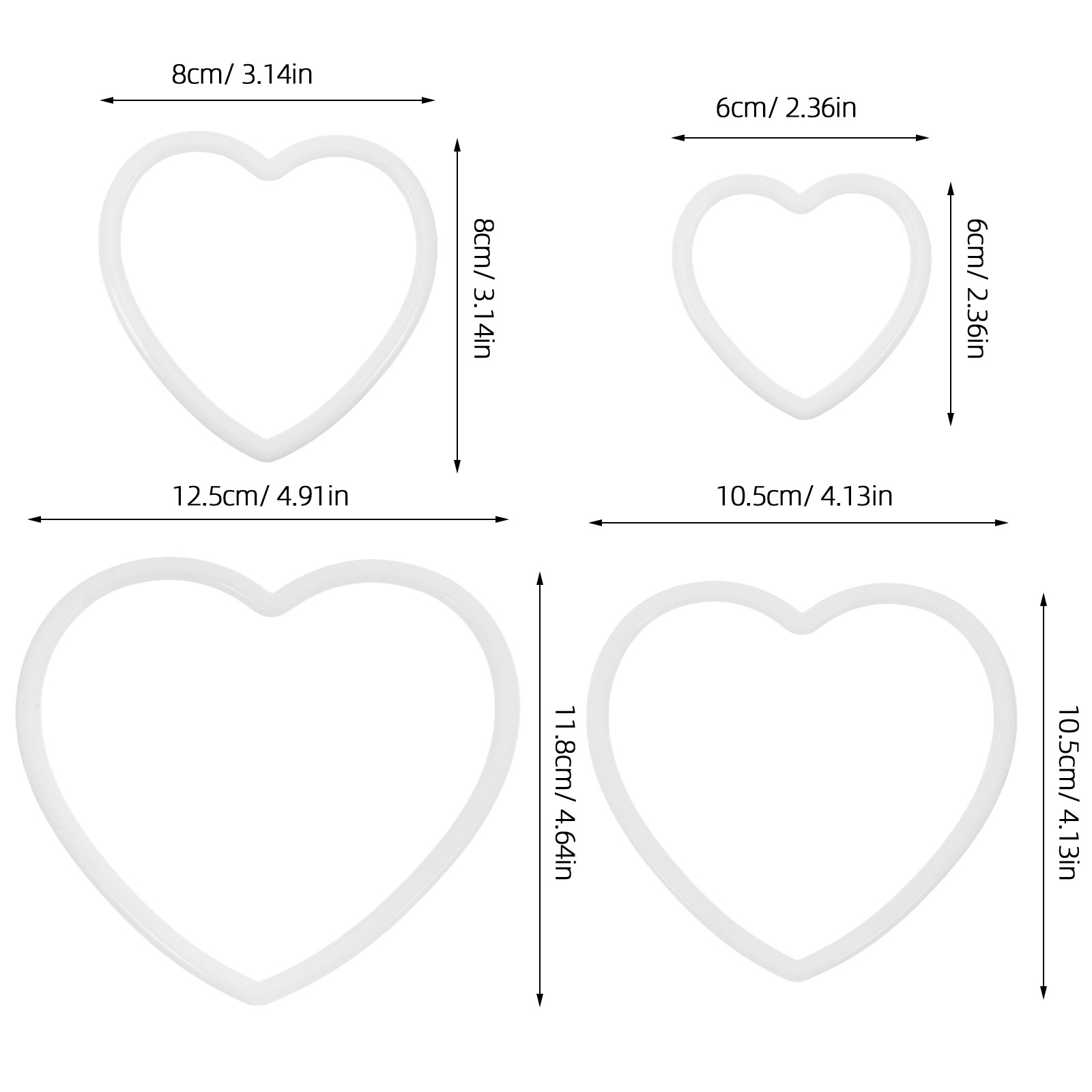8Pcs Heart Shaped Plastic Drea - đánh giá và giá Macrame Wall Hanging