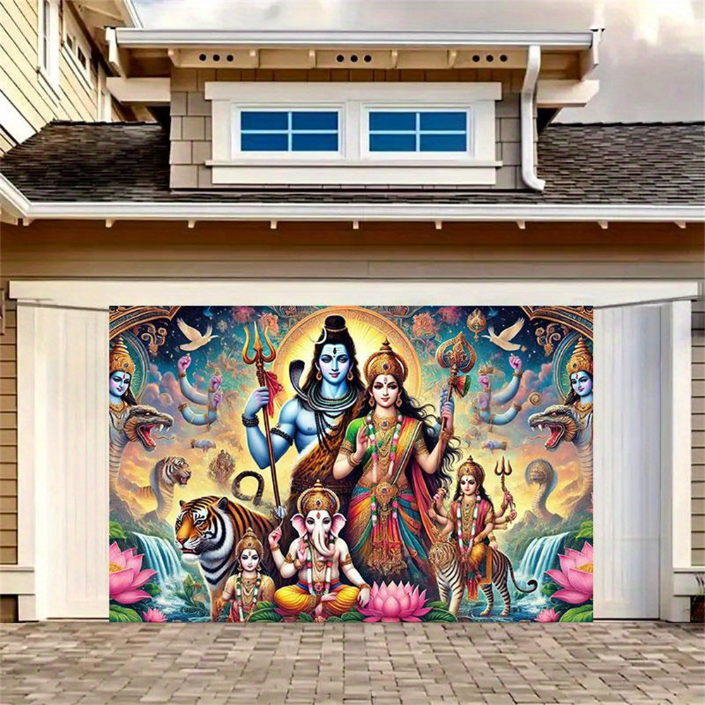 Shiva Family Tapestry Hindu Go - đánh giá và giá Home Decor Yoga