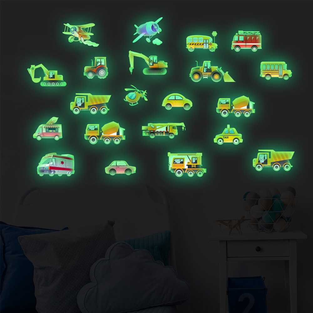 Luminous Car Wall Sticker 21Pc - đánh giá và giá Home Decor Wall Stickers