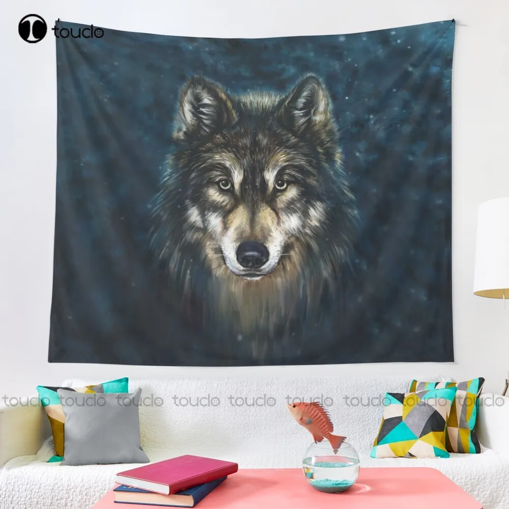 Artistic Wolf Face Tapestry Ta - đánh giá và giá Home Decor Website Free