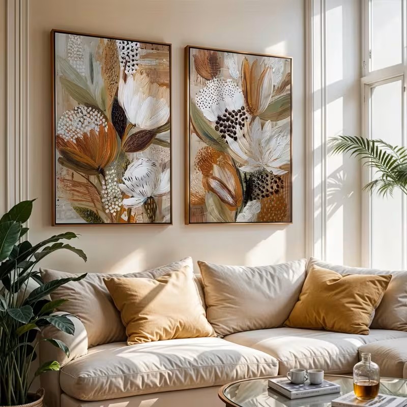 Retro 2pcs Posters Bohemian St - đánh giá và giá Home Decor Minimalist Style