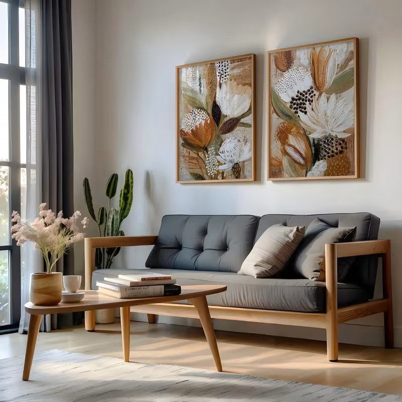 Retro 2pcs Posters Bohemian St - đánh giá và giá Home Decor Minimalist Style