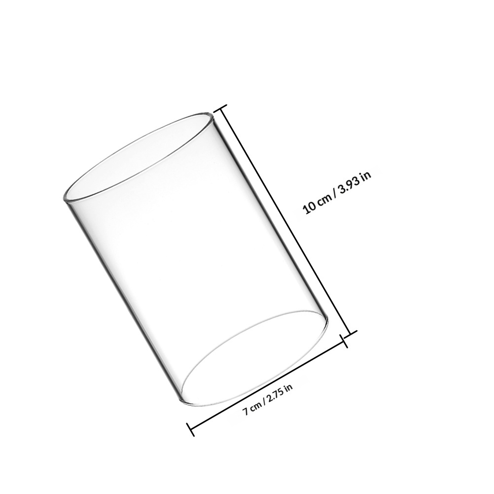 3Pcs Glass Cover Transparent C - đánh giá và giá Home Decor Glass