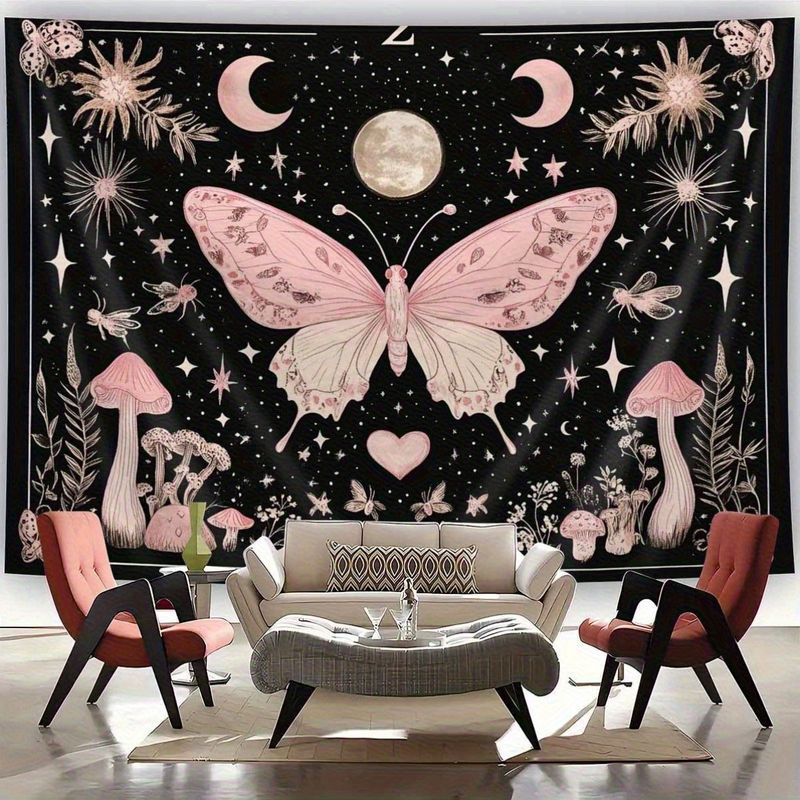 VIKAMA Moth Butterfly Moon Pha - đánh giá và giá Home Decor Yoga