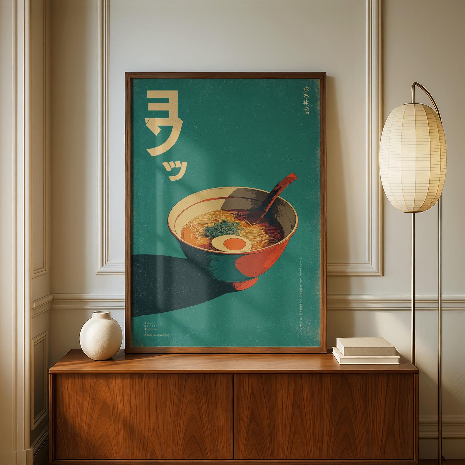 Retro Japanese Ramen Canvas Ar - đánh giá và giá Home Decor Minimalist Style
