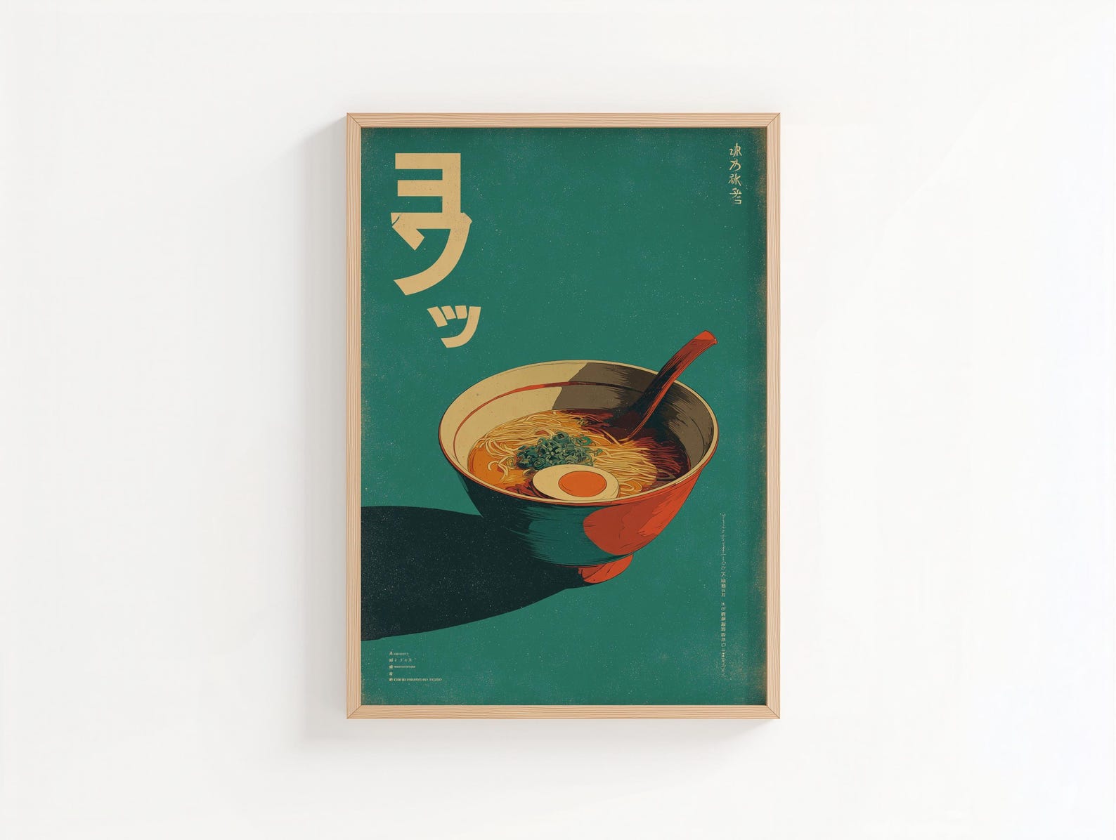 Retro Japanese Ramen Canvas Ar - đánh giá và giá Home Decor Minimalist Style