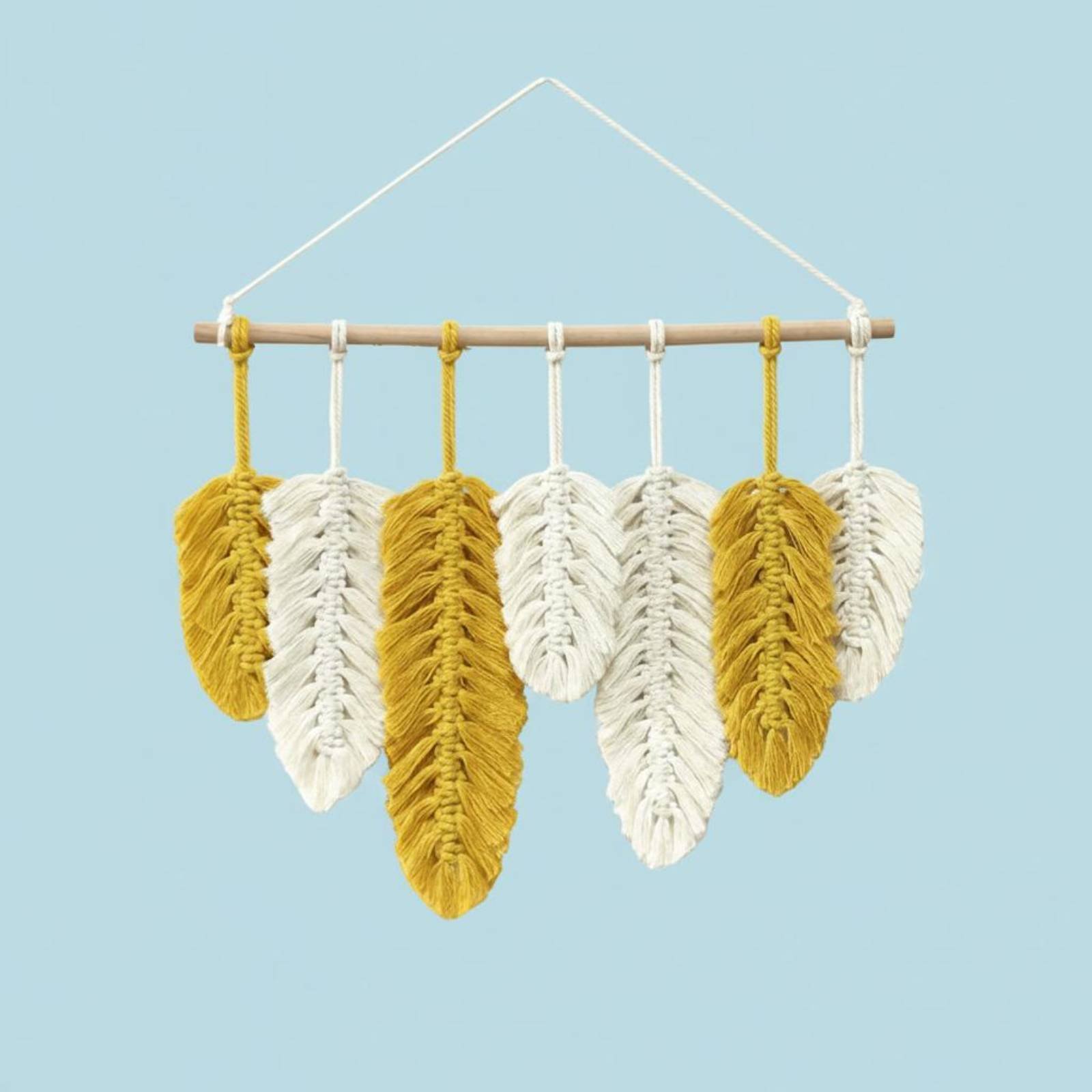 Macrame Feather Wall Hanging H - đánh giá và giá Macrame Wall Hanging