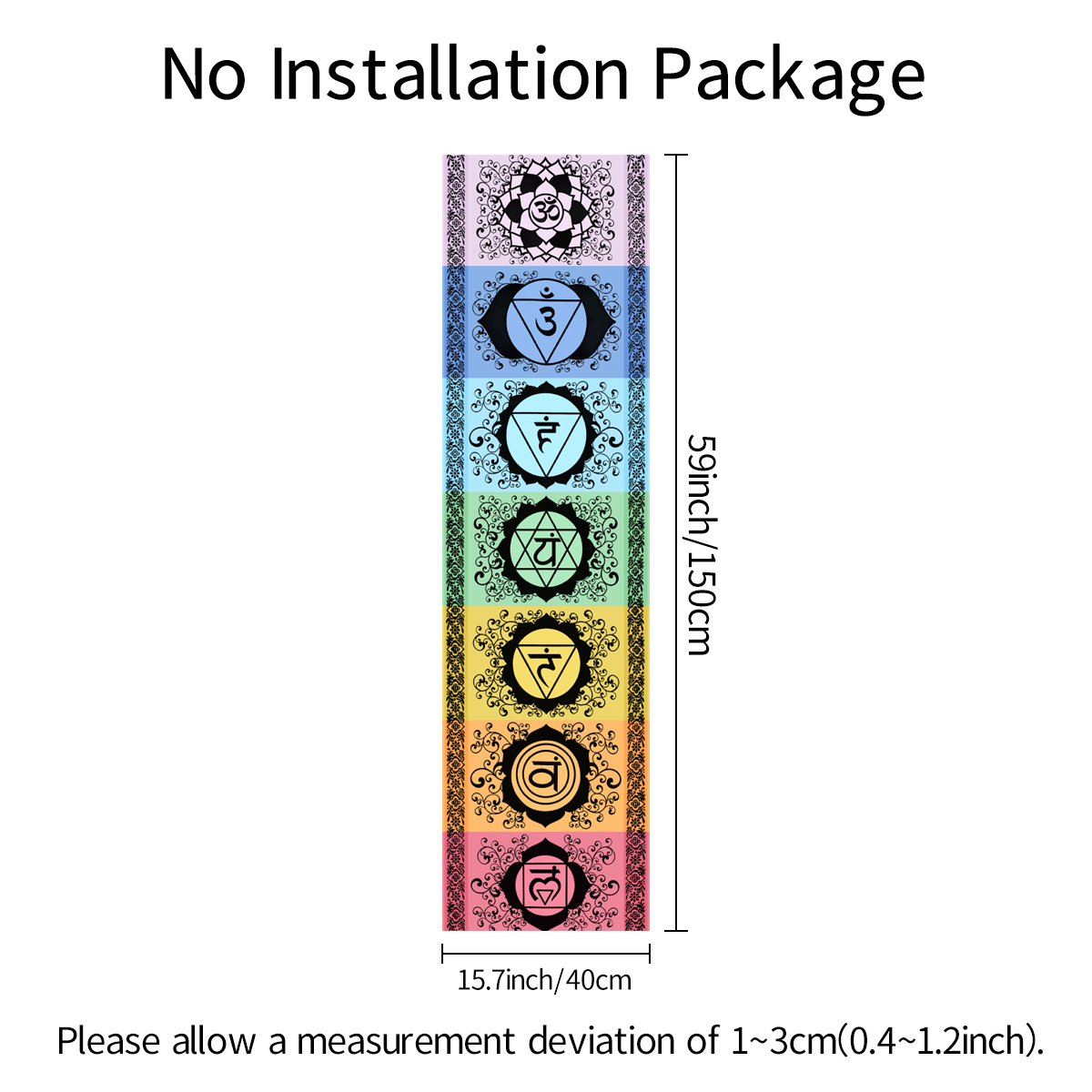 1pc Mysterious seven chakra ta - đánh giá và giá Home Decor Yoga
