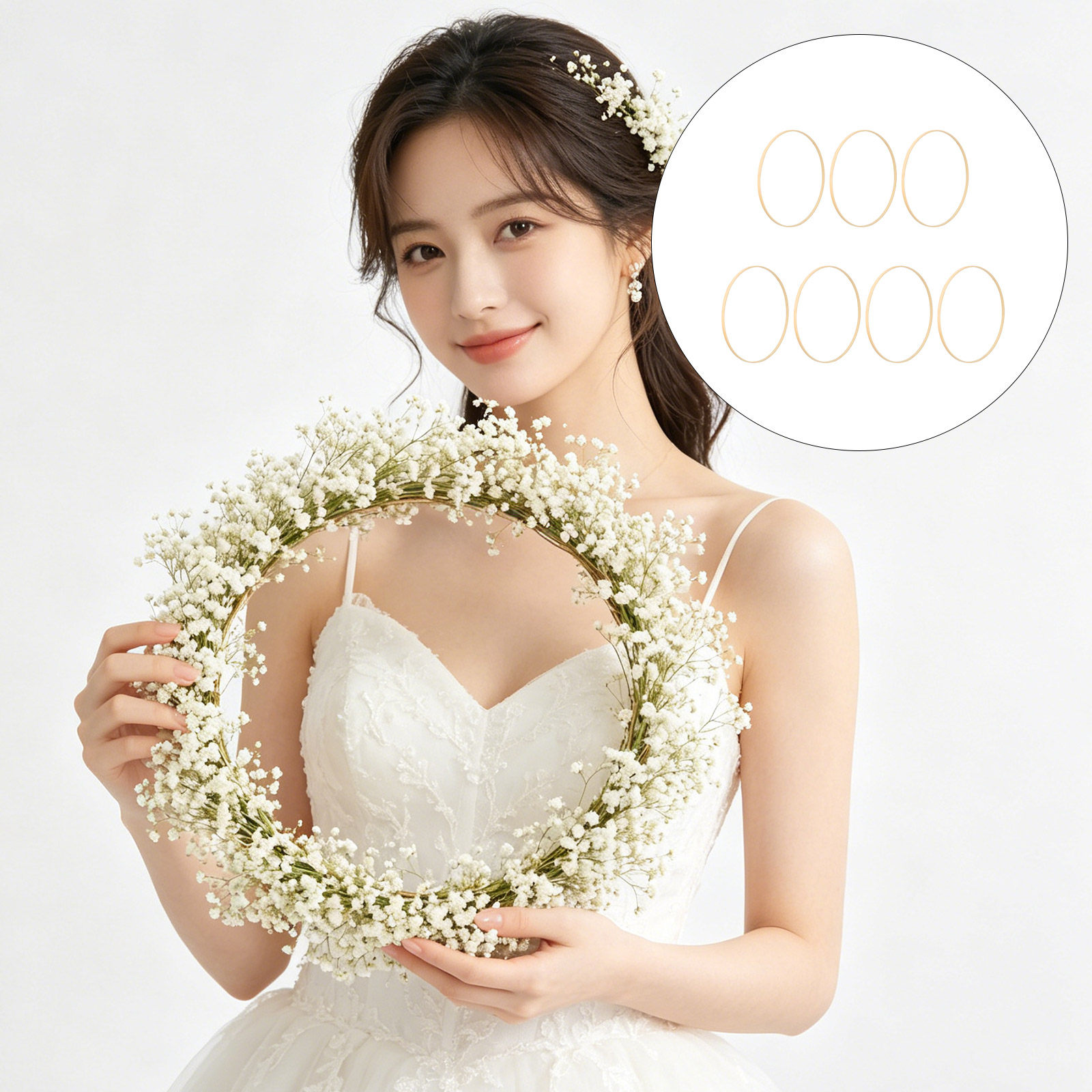 7Pcs Bamboo Macrame Hoop Rings - đánh giá và giá Macrame Wall Hanging