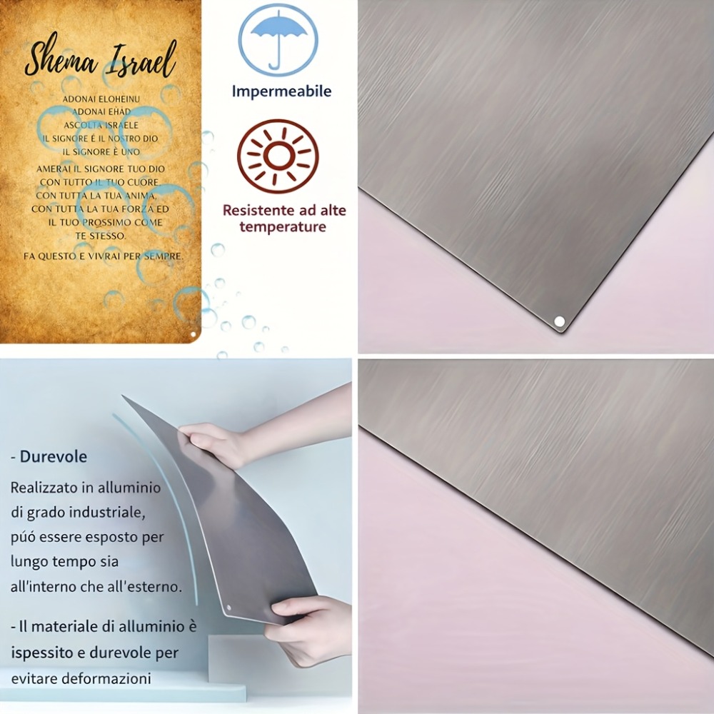 CIFBUY  Hebrew Scripture Alumi - đánh giá và giá Home Decor You
