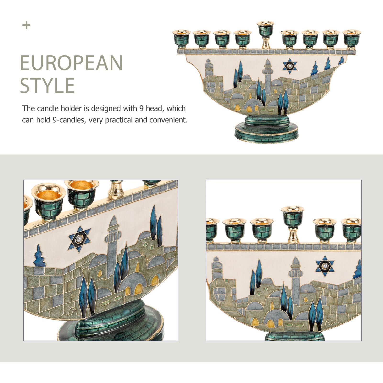 Jerusalem Menorah Hanukkah Can - đánh giá và giá Home Decor You