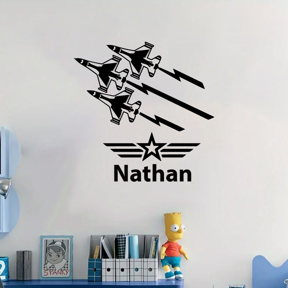 1PC Colorful Airplane Customiz - đánh giá và giá Home Decor Wall Stickers